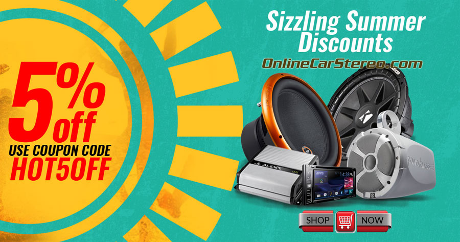 sizzling summer car stereo sale