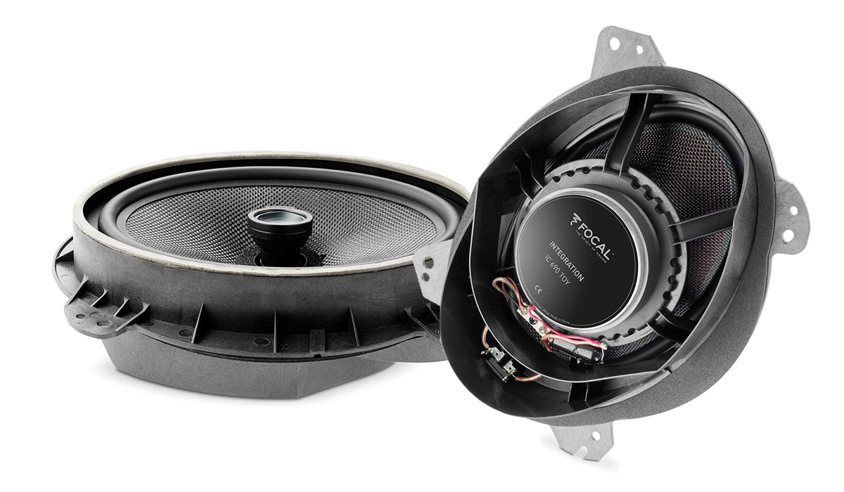 Focal IC 690 TOY Plug & Play Integration 6x9inch 150 Watts Max Power 2-Way 4-ohm Coaxial Kit for Toyota