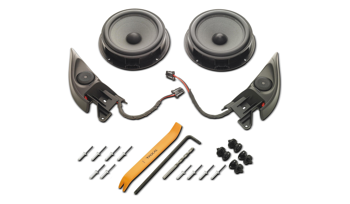 Focal IFVW Golf6 Plug & Play Integration 6-1/2 inch 150 Watts Max Power 2-Way Component Golf 6 Kit 4-ohm Impedance