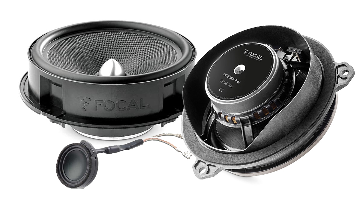 Focal IS 165 TOY Plug & Play Integration 6-1/2 inch 120 Watts Max Power 2-Way 4-ohm Impedance Component Kit for Toyota