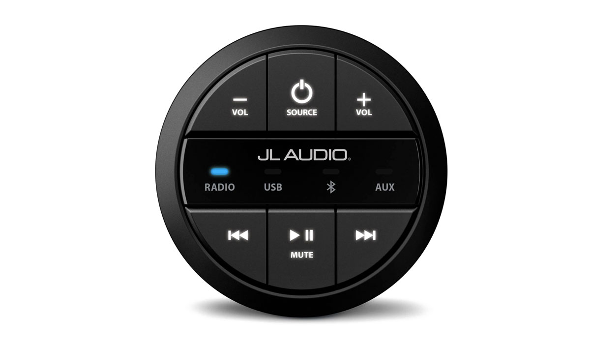 JL Audio MMR-20-BE Wired NMEA 2000 Remote Control with Full-Color LCD Display for use with MediaMaster® Receivers