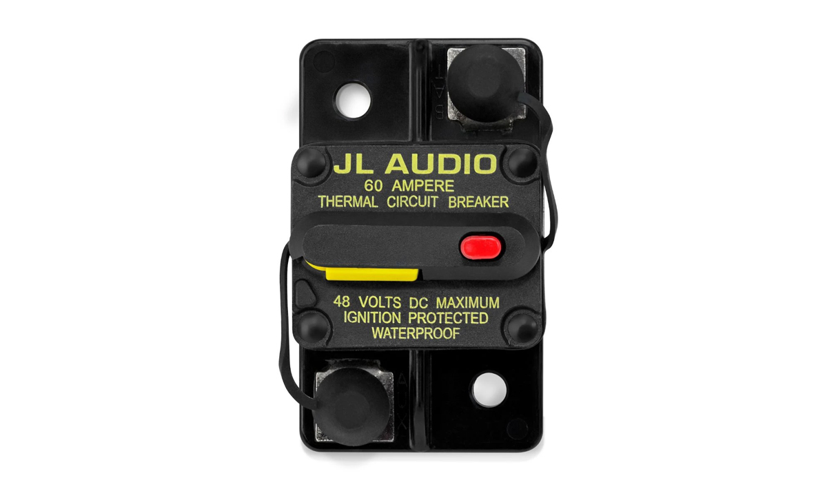 JL Audio XMD-MCB-60 Waterproof Ignition Protected Circuit Breaker: 60 Amp