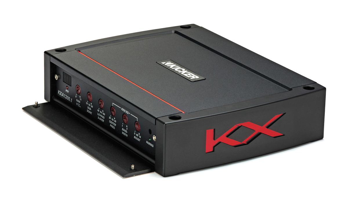 Kicker 44KXA12001 KXA1200.1 KX Series 1200-Watt Max Power Mono Class D Car Amplifier