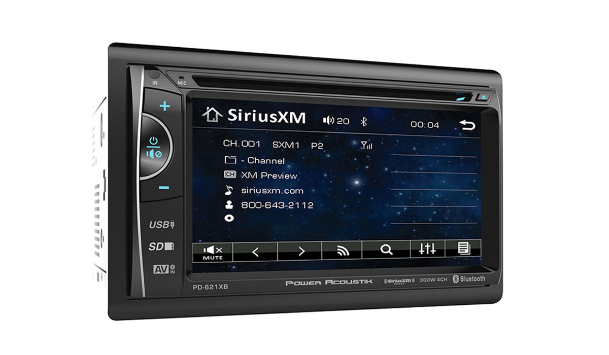 PD-621XB 2-DIN DVD, Sirius/XM Ready, Bluetooth, CD/USB/MP3 Car Stereo w/ 6.2 inch LCD