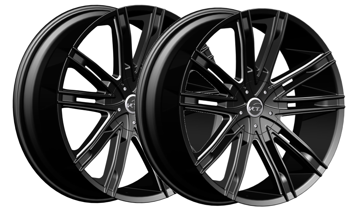 VCT Wheels V28 Black Milled