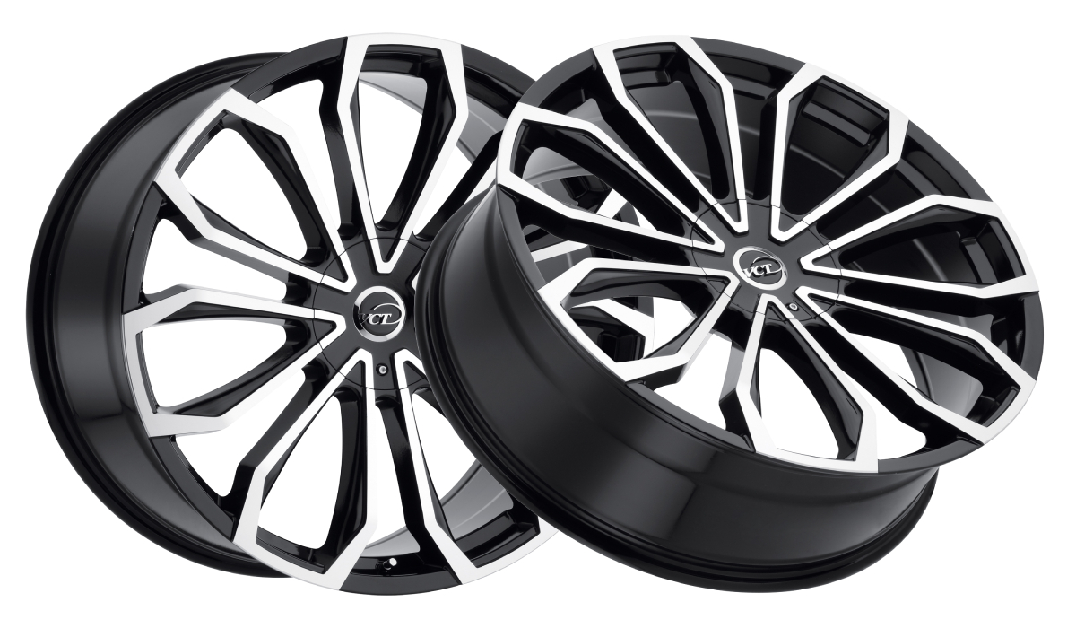 VCT Wheels V78 Black Machined