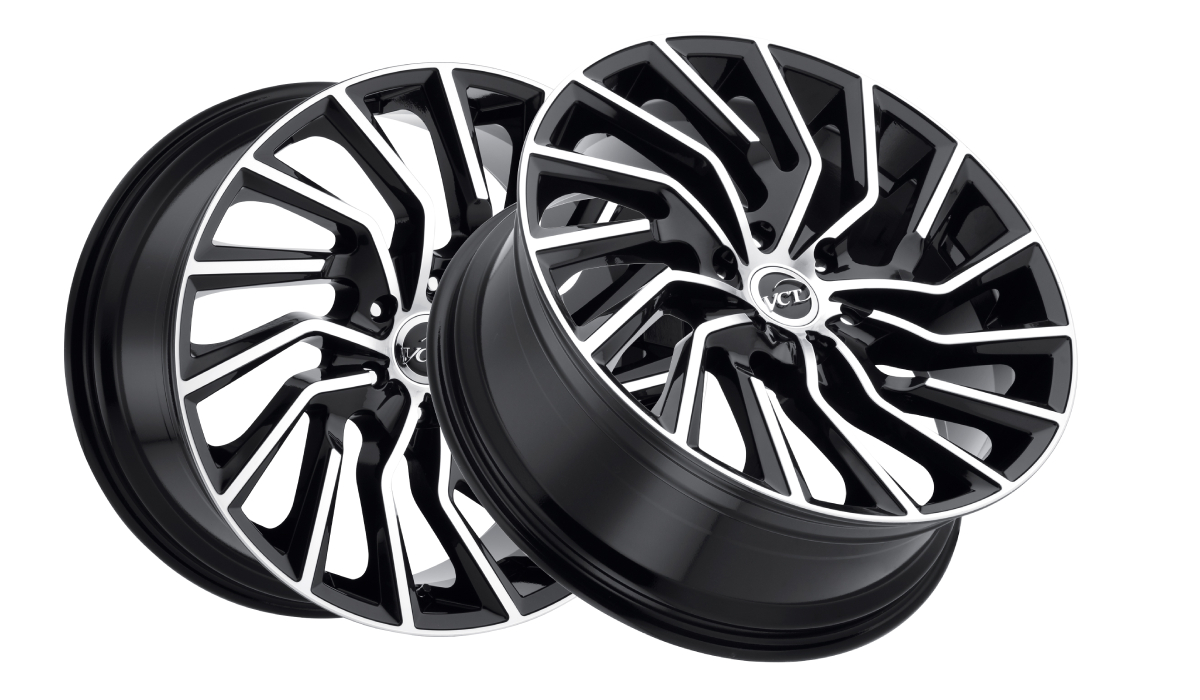 VCT Wheels V81 Black Machined