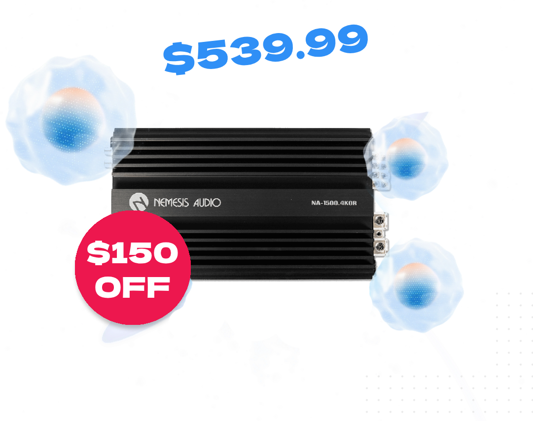 Nemesis Audio NA-1500.4KOR Amplifier